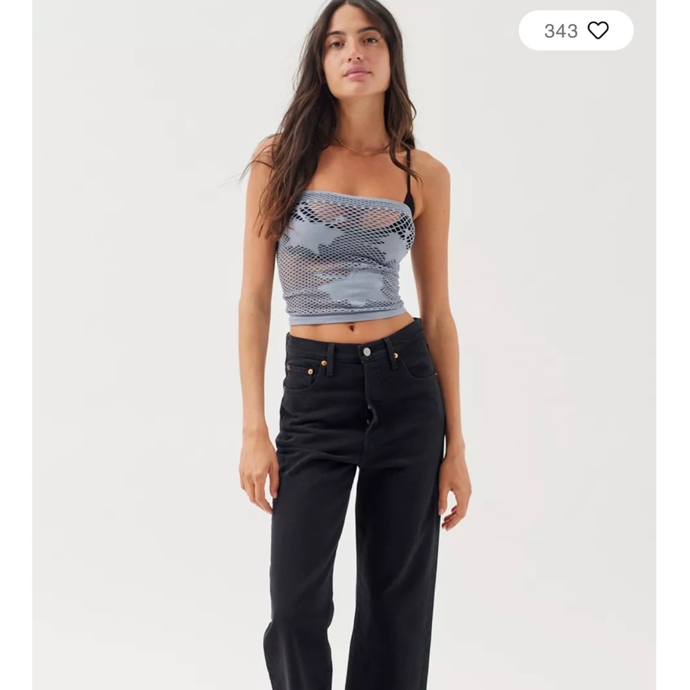 Out From Under Garden Party Fishnet Tube Top